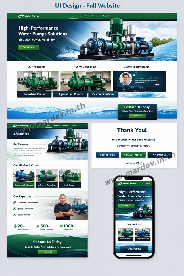 Web Development - รับทำ Full Website | เว็บไซต์หลายหน้า พร้อมระบบเสริมตามต้องการ 5️⃣⭐ - 8