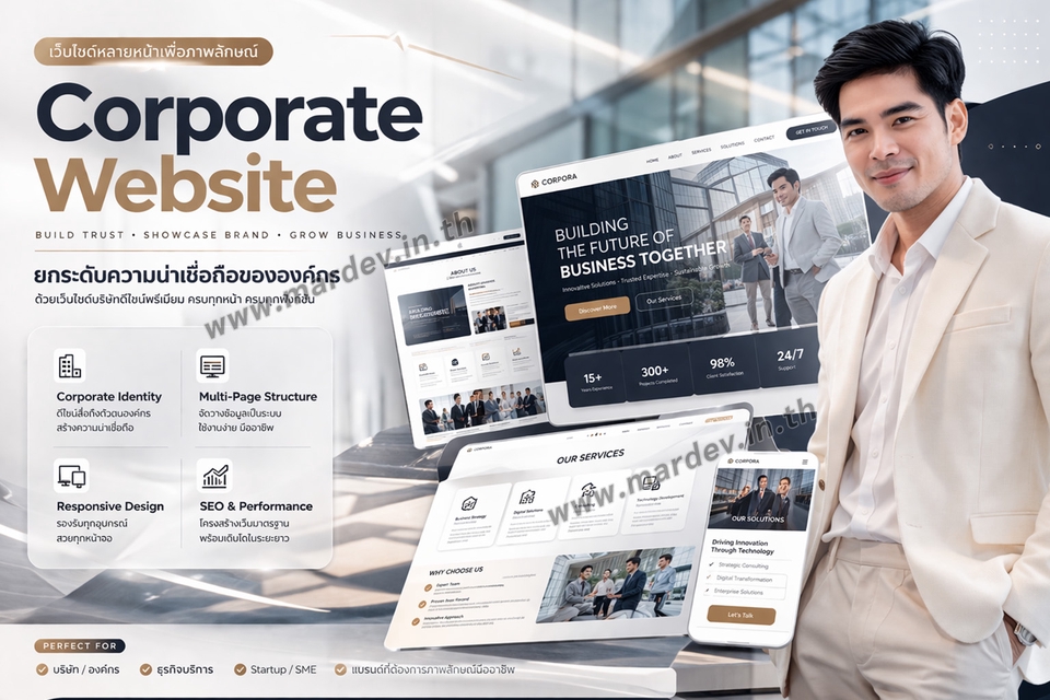 Web Development - รับทำ Full Website | เว็บไซต์หลายหน้า พร้อมระบบเสริมตามต้องการ 5️⃣⭐ - 6