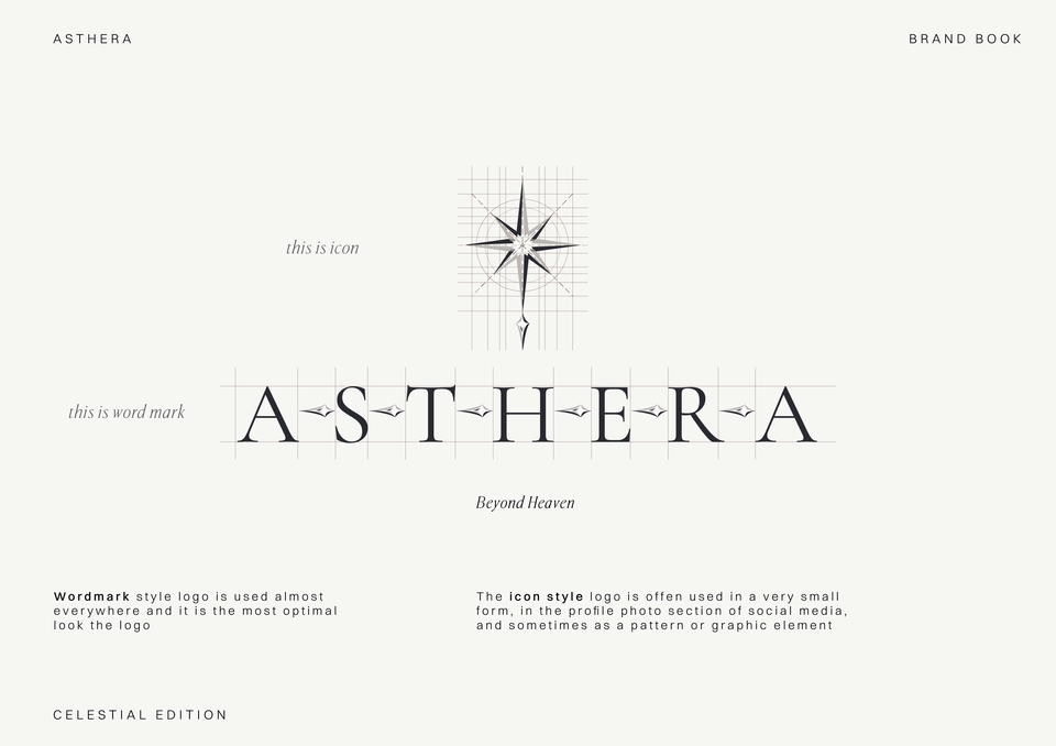 ออกแบบ CI สำหรับแบรนด์ ASTHERA: ภาพแสดงการออกแบบอัตลักษณ์องค์กร พร้อมทั้งโลโก้, คำอธิบายการใช้, ออกแบบ corporate identity, ออกแบบ brand identity, ทำ CI branding, ออกแบบหัวกระดาษบริษัท, ออกแบบซองจดหมาย, ทำ CI ราคา, รับออกแบบ CI, ออกแบบ CI Brand