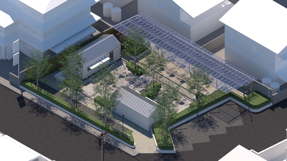 รับออกแบบภูมิทัศน์สวยงาม ออกแบบสวน สไตล์โมเดิร์น จัดสวน