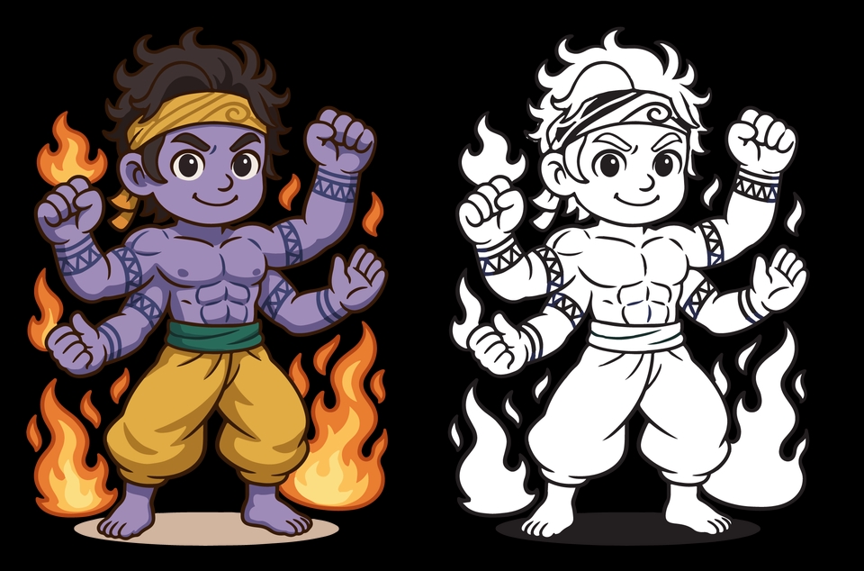 วาดภาพประกอบและออกแบบมาสคอต (Mascot) สไตล์เฉพาะตัว เหมาะกับแบรนด์หรือสินค้า