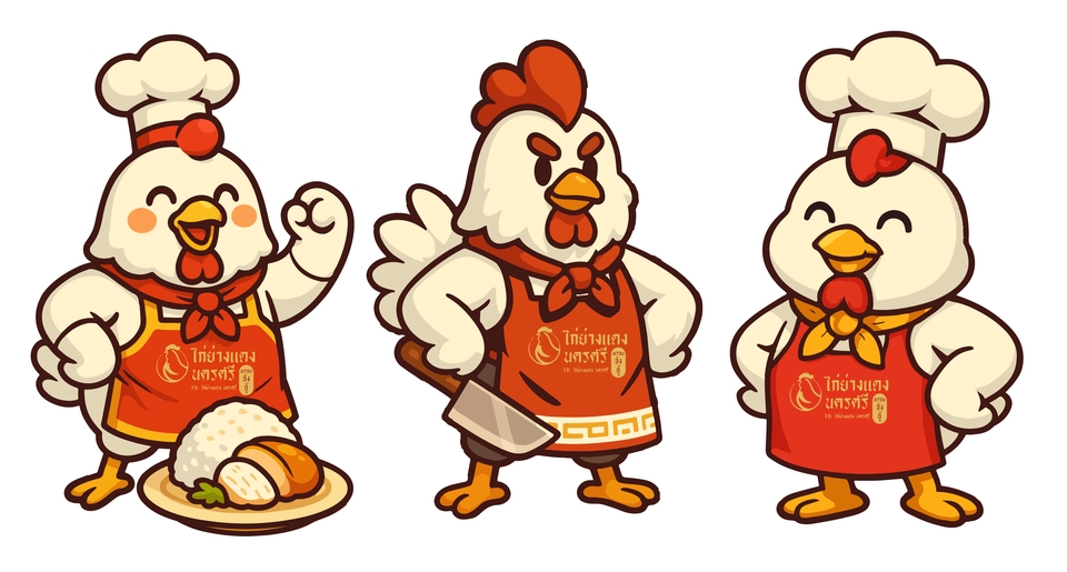 วาดภาพประกอบและออกแบบมาสคอต (Mascot) สไตล์เฉพาะตัว เหมาะกับแบรนด์หรือสินค้า