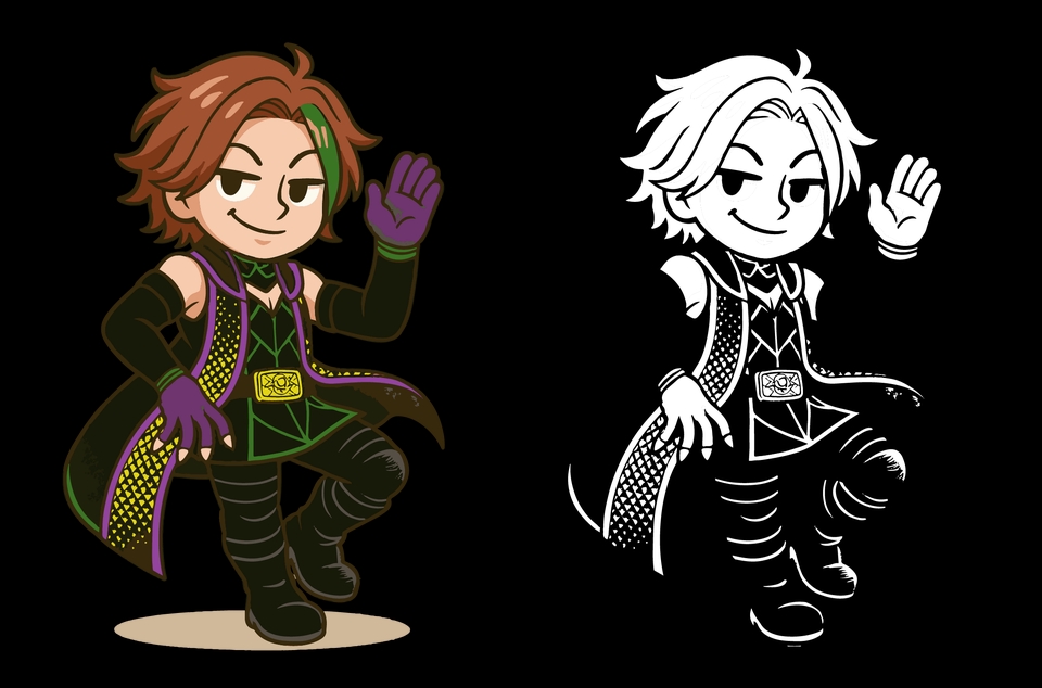 วาดภาพประกอบและออกแบบมาสคอต (Mascot) สไตล์เฉพาะตัว เหมาะกับแบรนด์หรือสินค้า