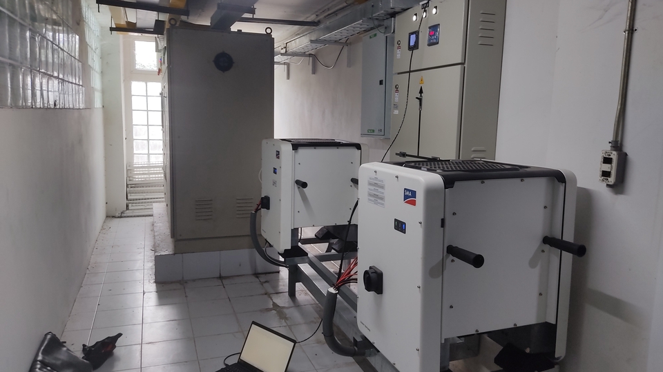 Commissioning sma inverter 