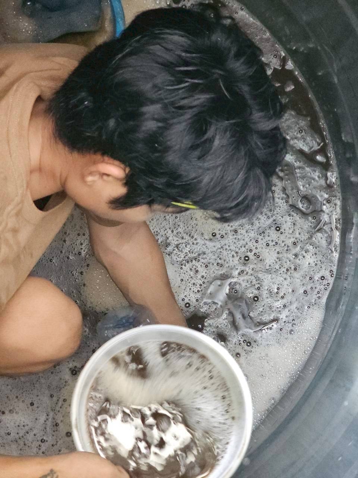 จ้างแม่บ้าน ทำความสะอาด - ล้างถังเก็บน้ำ บ่อวิน ปลวกแดง - 8