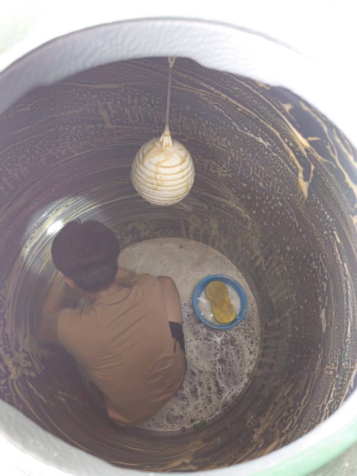 จ้างแม่บ้าน ทำความสะอาด - ล้างถังเก็บน้ำ บ่อวิน ปลวกแดง - 6