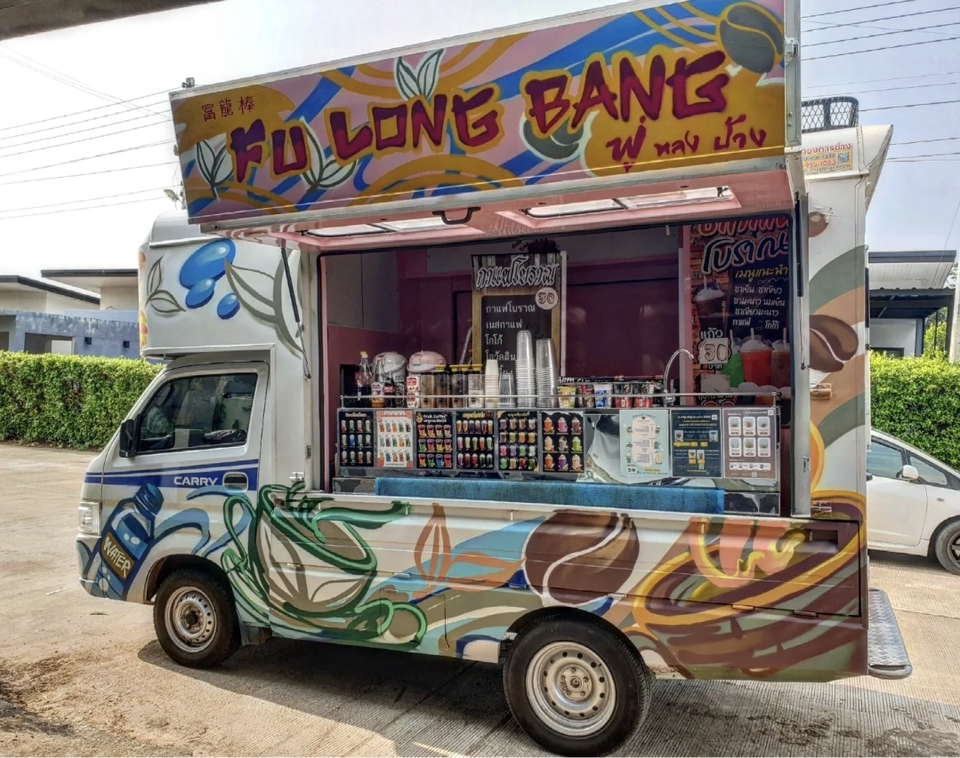 เพ้นท์ผนัง - รับพ่นสีสเปร์ย เพ้นท์ผนัง ตกแต่งร้านต่างๆ - 27