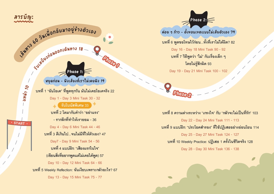 ออกแบบสื่อสิ่งพิมพ์ 60 วันเปลี่ยนชีวิต แผนการออกแบบกราฟิก