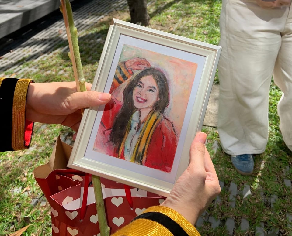 วาดภาพประกอบ - รับวาดรูป สีชอล์คน้ำมัน พร้อมกรอบ Oil Pastel Art - 2