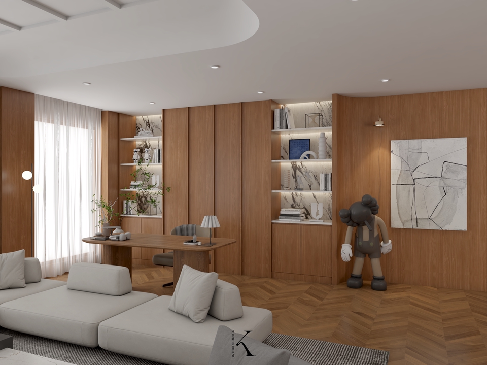 รับออกแบบตกแต่งภายในบ้านหรูสไตล์โมเดิร์น ตกแต่งบ้านสวย