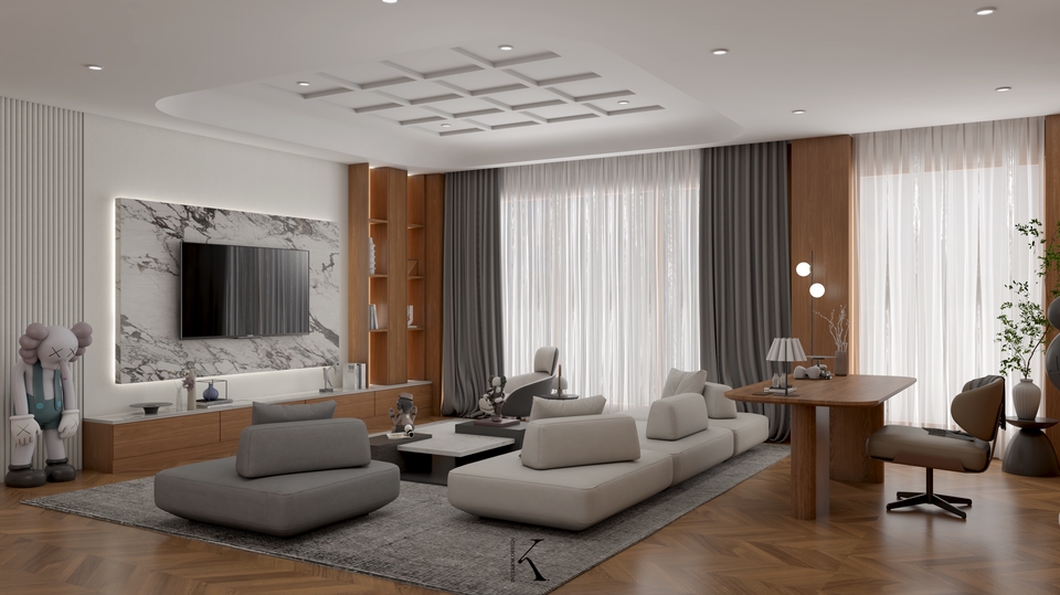 รับออกแบบตกแต่งภายในบ้านหรู ออกแบบบ้านโมเดิร์น