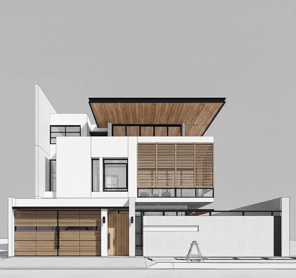 รับออกแบบ 3d perspective โมเดลบ้าน 3 มิติ