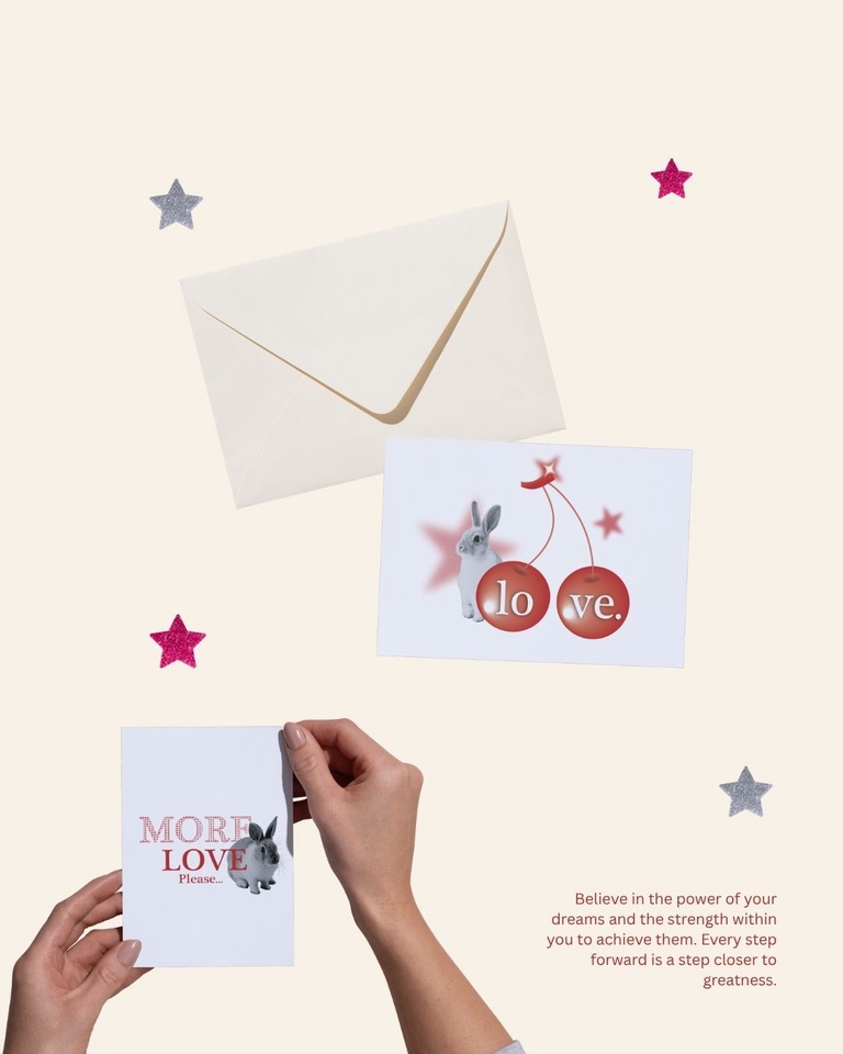 ออกแบบการ์ดอวยพรน่ารักสไตล์แฟชั่น