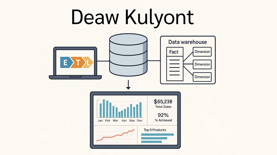 DWH Data Warehouse ETL SQL Dashboard Report