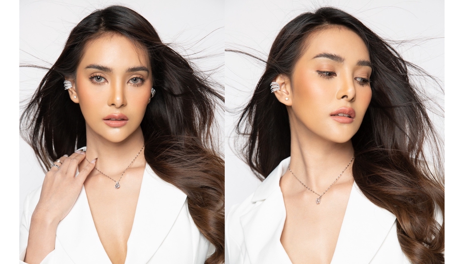 ช่างแต่งหน้า กรุงเทพฯ กับลุคสวยหวาน พร้อมเครื่องประดับหรูหรา แต่งหน้าทำผมโทนสีสวยใส, เน้นผิว