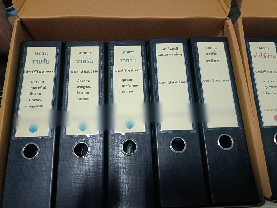 ทำบัญชีและยื่นภาษี - รับจัดเรียง !! เก็บเอกสาร !! รายได้ - ค่าใช้จ่าย ของบริษัท - 3