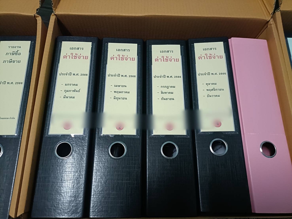 ทำบัญชีและยื่นภาษี - รับจัดเรียง !! เก็บเอกสาร !! รายได้ - ค่าใช้จ่าย ของบริษัท - 4