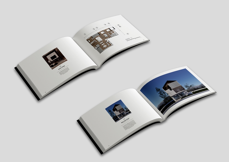 รับทำพอร์ตโฟลิโอออกแบบบ้านสวยหรู