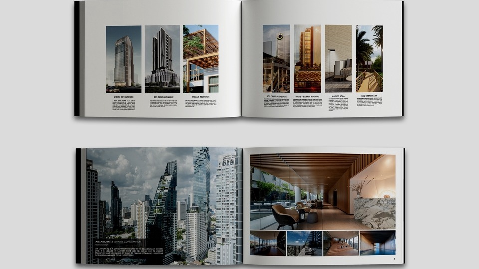 รับทำพอร์ตโฟลิโอ ออกแบบโปรไฟล์ บริการออกแบบสำหรับงานสถาปัตยกรรม