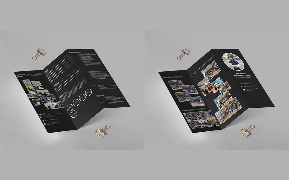 รับทำพอร์ตโฟลิโอและเรซูเม่มืออาชีพ ออกแบบสวยงาม