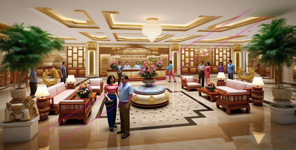 ออกแบบตกแต่งภายในโรงแรมหรู  รับออกแบบโรงแรม