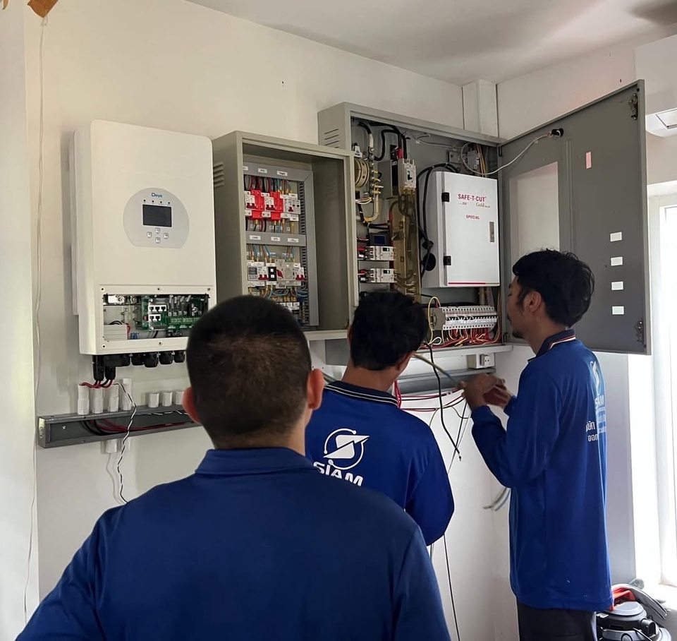 ช่างไฟฟ้า - งานติดตั้งโซลาเซลล์ - 6