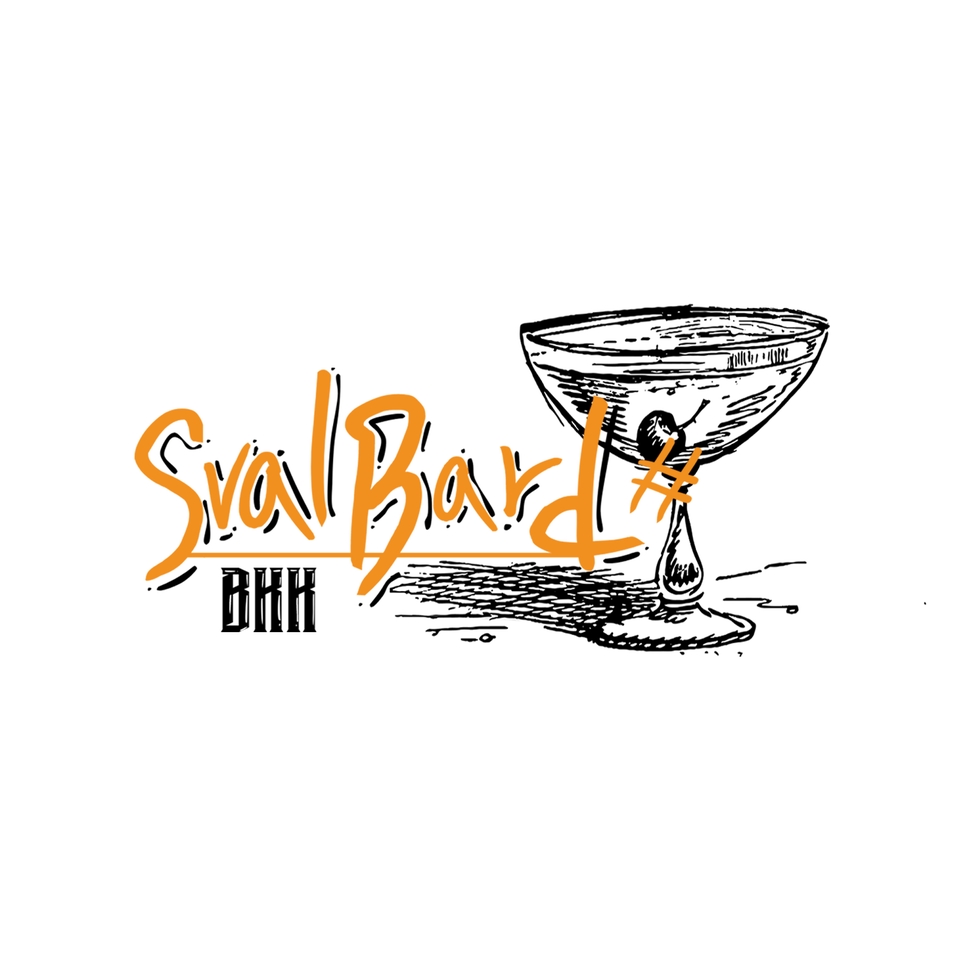 โลโก้ bar cocktails ต้องการดูเท่ดูสนุก