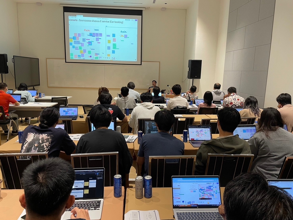 รับออกแบบUI UX เว็บแอปพลิเคชั่นอบรม