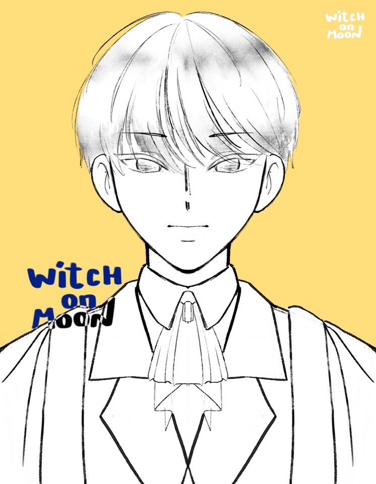 รับวาดรูปการ์ตูนอนิเมะชายสไตล์มินิมอล วาดการ์ตูนน่ารัก