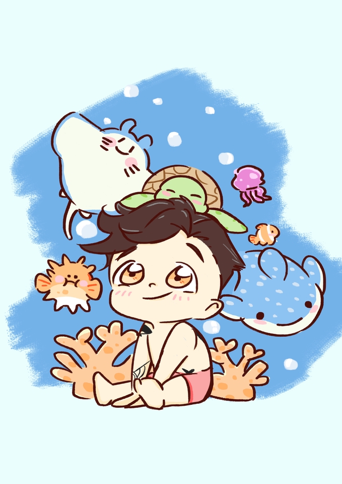 วาดภาพประกอบ - วาดรูปแนวน่ารัก/แฟนอาร์ตค่ะ - 11