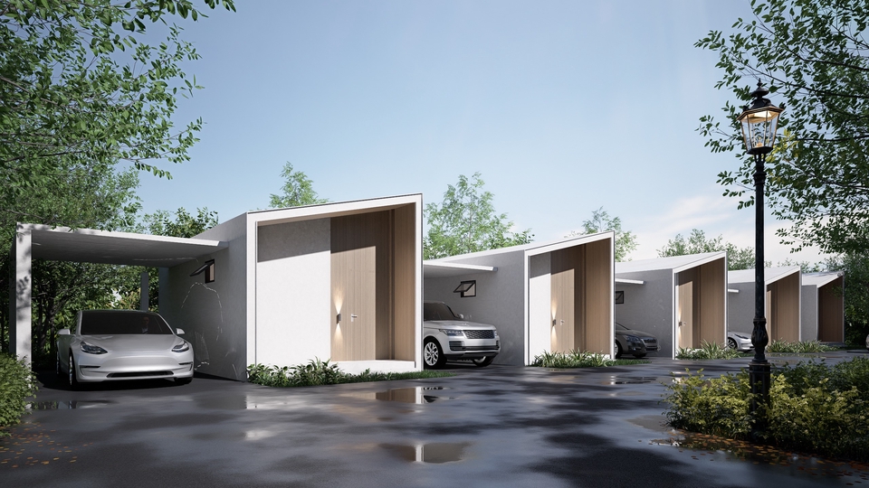 วางผังและออกแบบภายนอก ภายใน รีสอร์ท