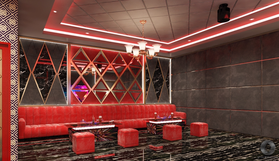 ออกแบบตกแต่งภายในและภายนอก - รับออกแบบห้อง KTV ราคาประหยัด - 8