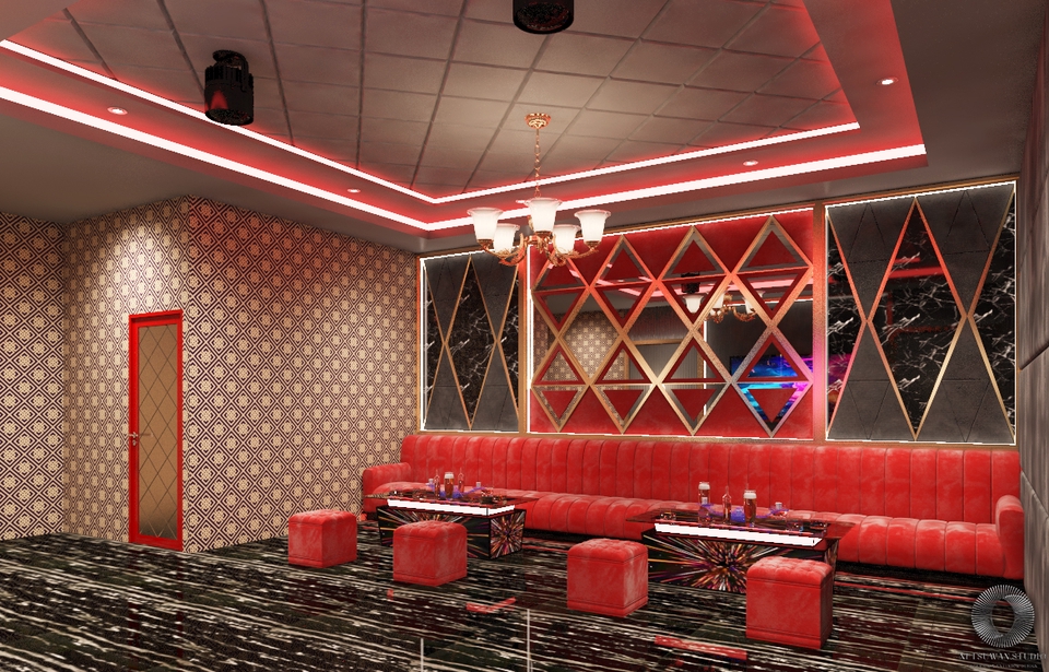 ออกแบบตกแต่งภายในและภายนอก - รับออกแบบห้อง KTV ราคาประหยัด - 9