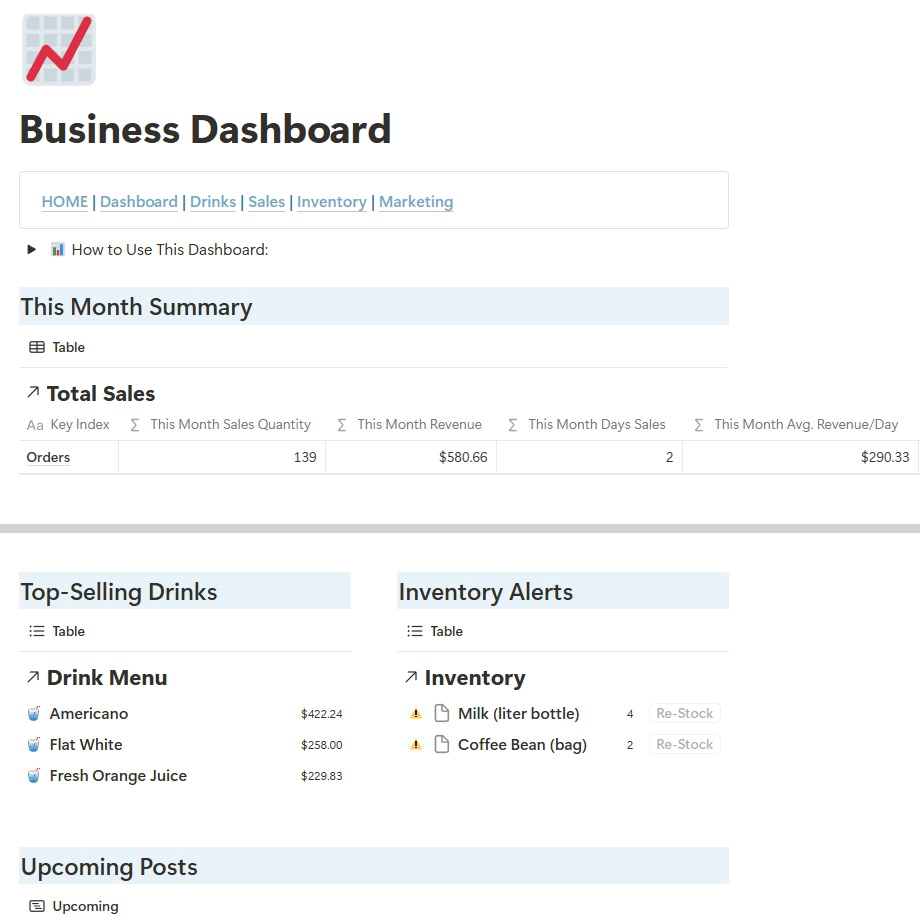 อื่นๆ - สร้างและจัดการ Notion/Google Sheets/Google Docs รับสร้าง template เอกสาร, จัดการข้อมูล, แปลงข้อมูล - 7