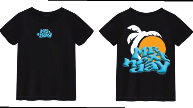 รับออกแบบโลโก้ MR.NEXTDAY โลโก้ร้านค้า เสื้อยืด