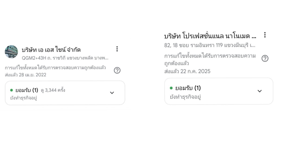 บริษัทเฉพาะทาง ถูกแจ้งปิด แก้ไขให้กลับมาทำงานอีกครั้ง