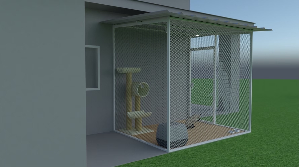 ออกแบบperspectiveบ้านแมว3มิติ ราคาถูก