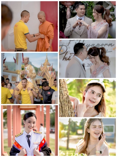 รับถ่ายภาพงานแต่งงาน พรีเวดดิ้ง บุคคล ครอบครัว  ช่างภาพมืออาชีพ  บริการทั่วไทย