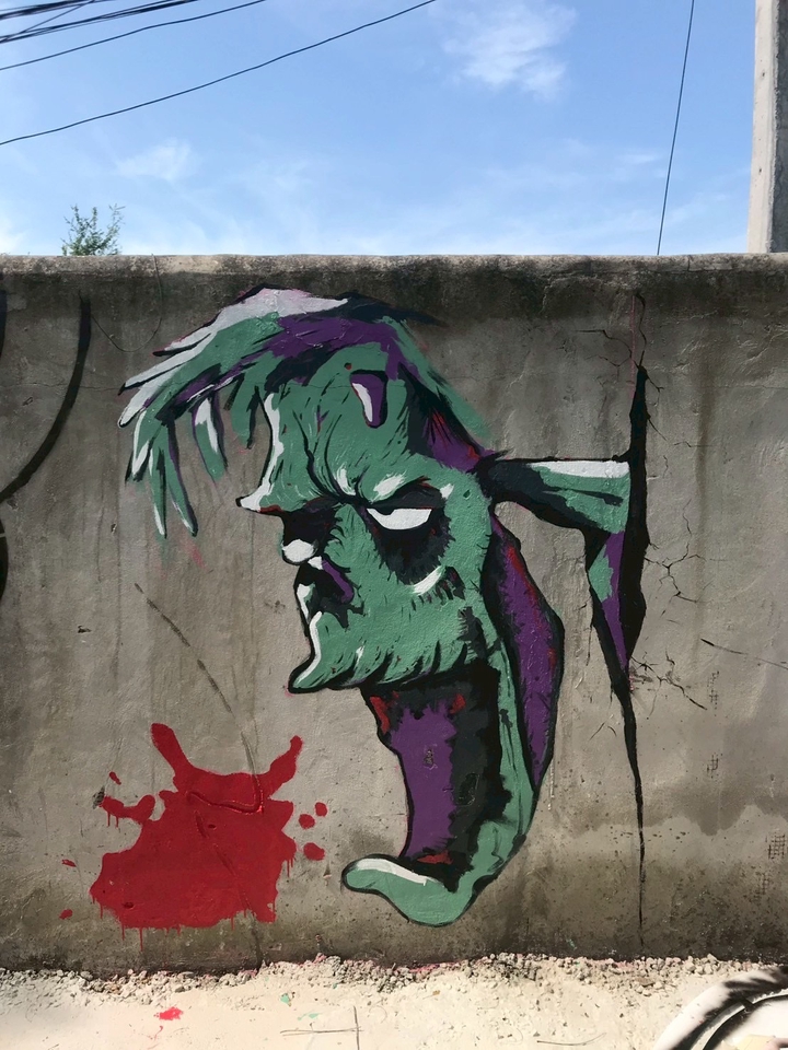 เพ้นท์ผนัง - รับเพ้นท์กำแพง - 2