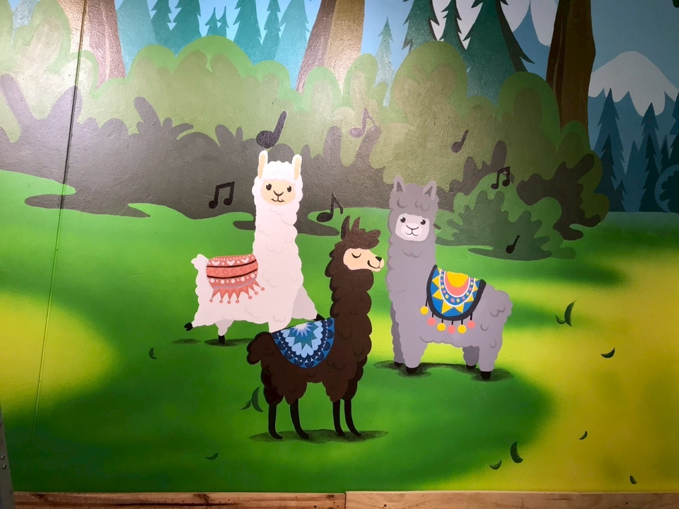 เพ้นท์ผนัง - รับเพ้นท์กำแพง - 11