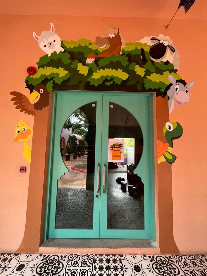 เพ้นท์ผนัง - รับเพ้นท์กำแพง - 8