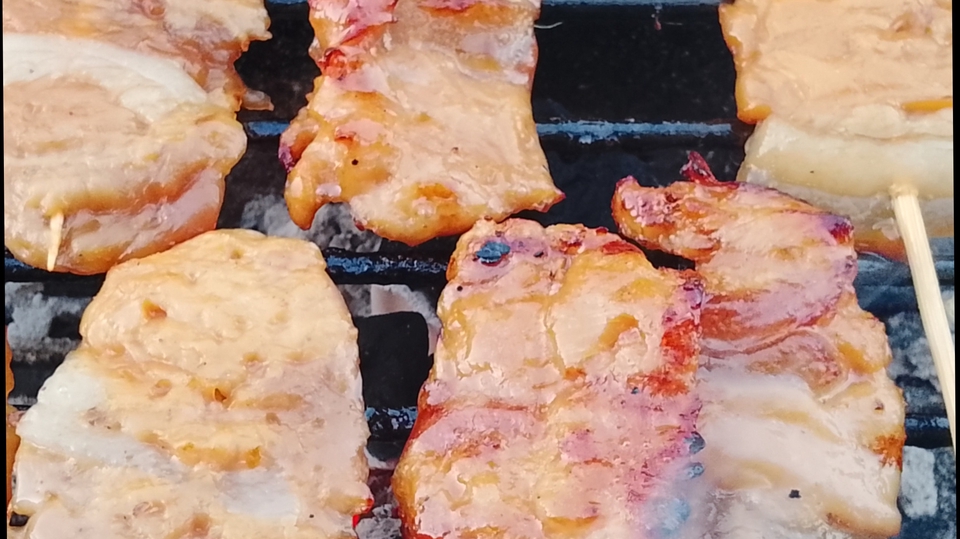 หมูปิ้งโบราณรับงานโรงทาน ทำบุญแจกอาหาร กทม. นนทบุรี