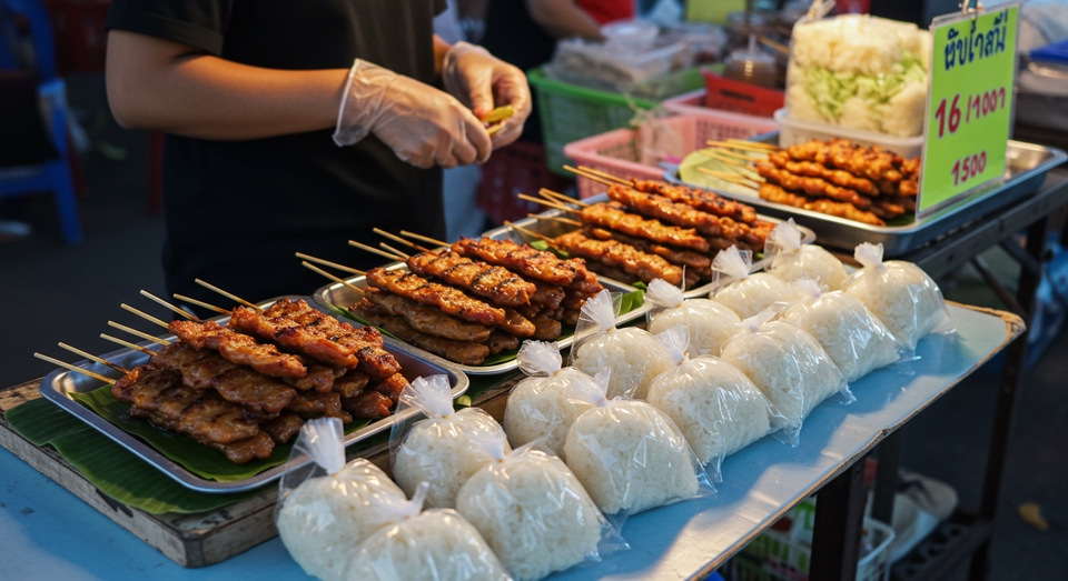 งานรายวัน - หมูปิ้งรับงานโรงทาน กทม.และนนทบุรี — สะดวกจัดเลี้ยงงานบุญ - 1
