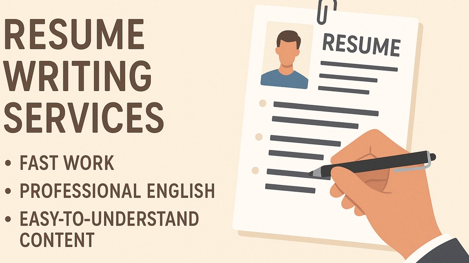 รับทำเรซูเม่ภาษาอังกฤษมืออาชีพ เขียนดี เข้าใจง่าย
