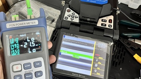 สไปร์สายไฟเบอร์ออฟติก ,ย้ายจุดวางเราเตอร์ ,เข้าหัวไฟเบอร์ออฟติก ,แก้ปัญหาอินเตอร์เน็ตดีเลย์