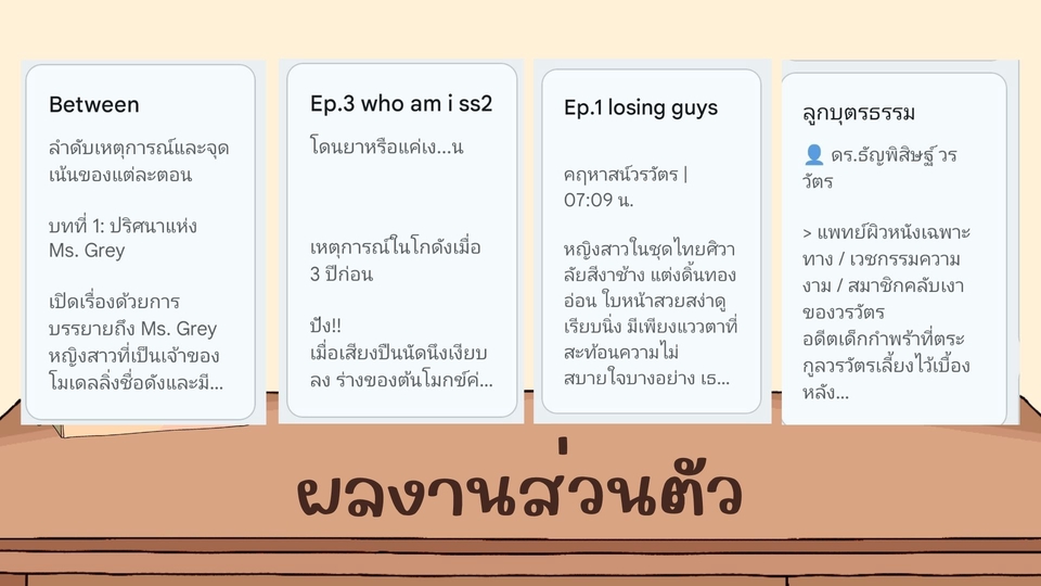 เขียนนิยาย / เรื่องสั้น - รับเขียนนิยาย ออริจินัลและแฟนฟิคชั่น นักเขียนเงาครบวงจร - 10