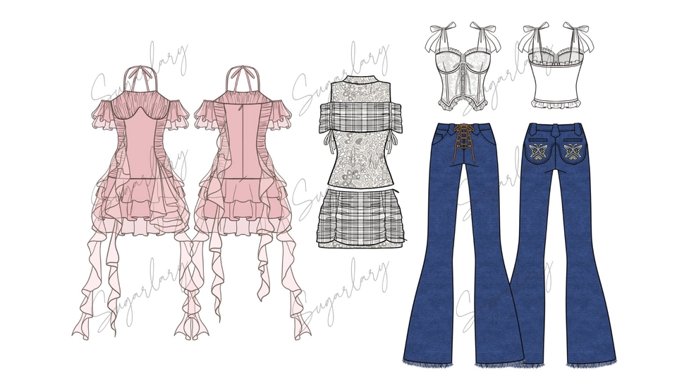 ออกแบบเสื้อผ้าแฟชั่น เสื้อผ้าผู้หญิง
เสื้อผ้าวัยรุ่น ออกแบบเดรส เดรส ชุดกระโปรง ชุดเซ็ท