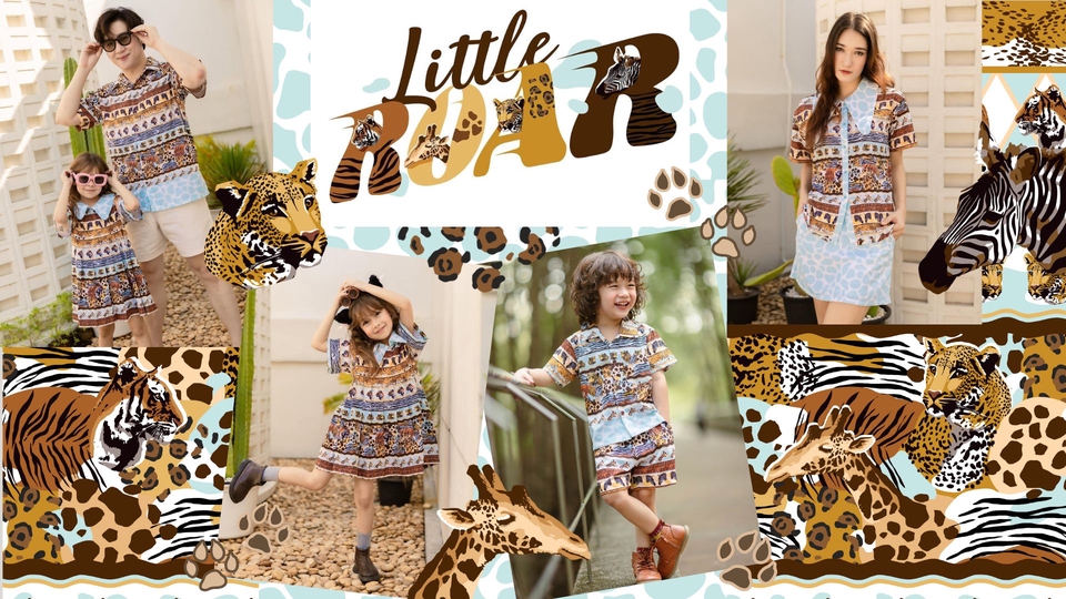 ออกแบบเสื้อผ้าเด็ก ออกแบบลายผ้า ลายผ้าเด็ก ลายการ์ตูน การ์ตูน คาแรคเตอร์