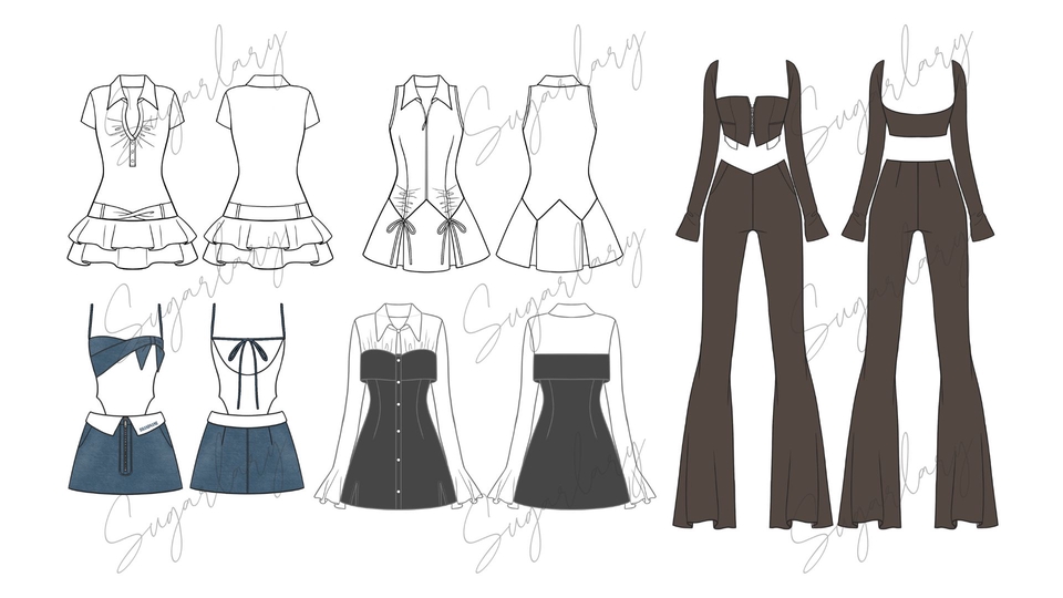 ออกแบบเสื้อผ้าแฟชั่น เสื้อผ้าผู้หญิง
เสื้อผ้าวัยรุ่น ออกแบบเดรส เดรส ชุดกระโปรง ชุดเซ็ท