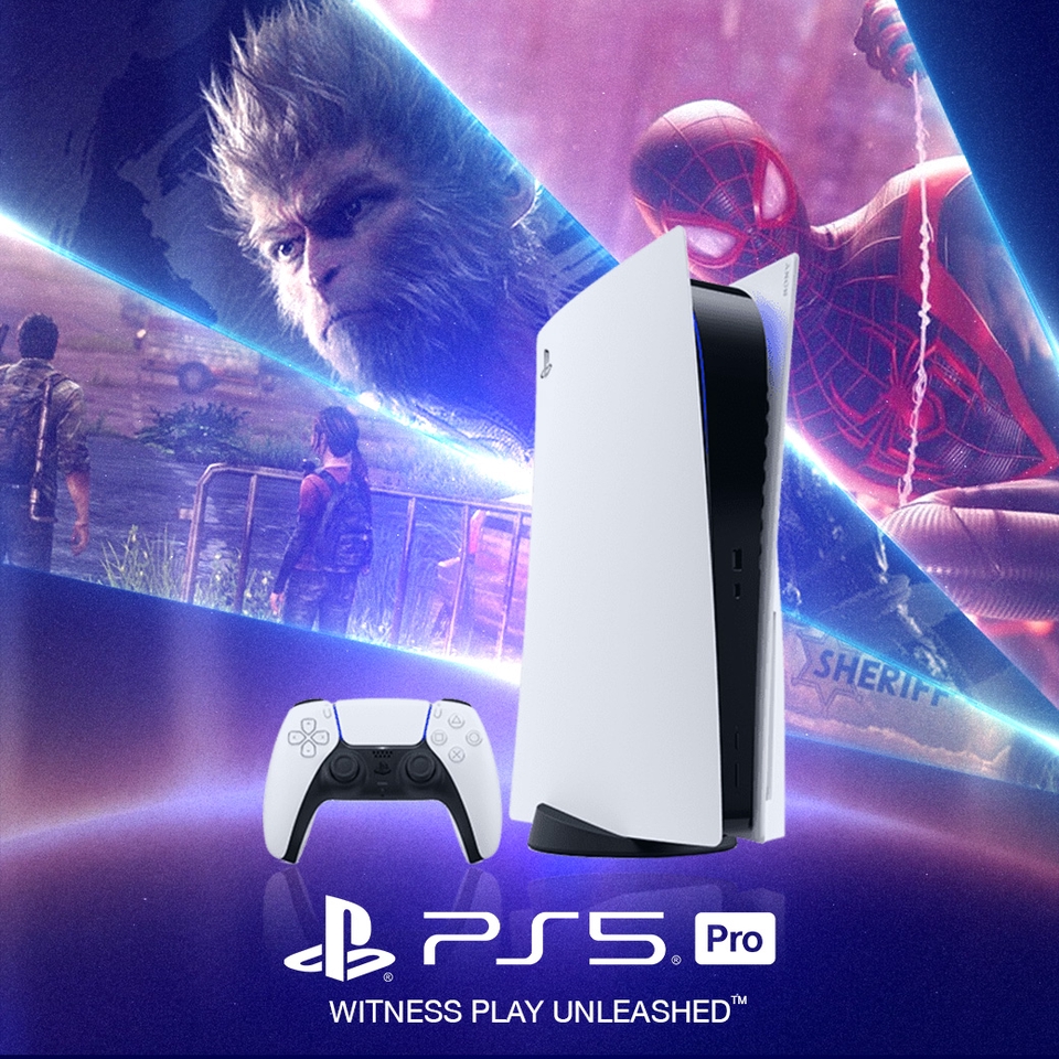 ออกแบบแบนเนอร์ PS5 Pro โปรโมชั่นเกมส์